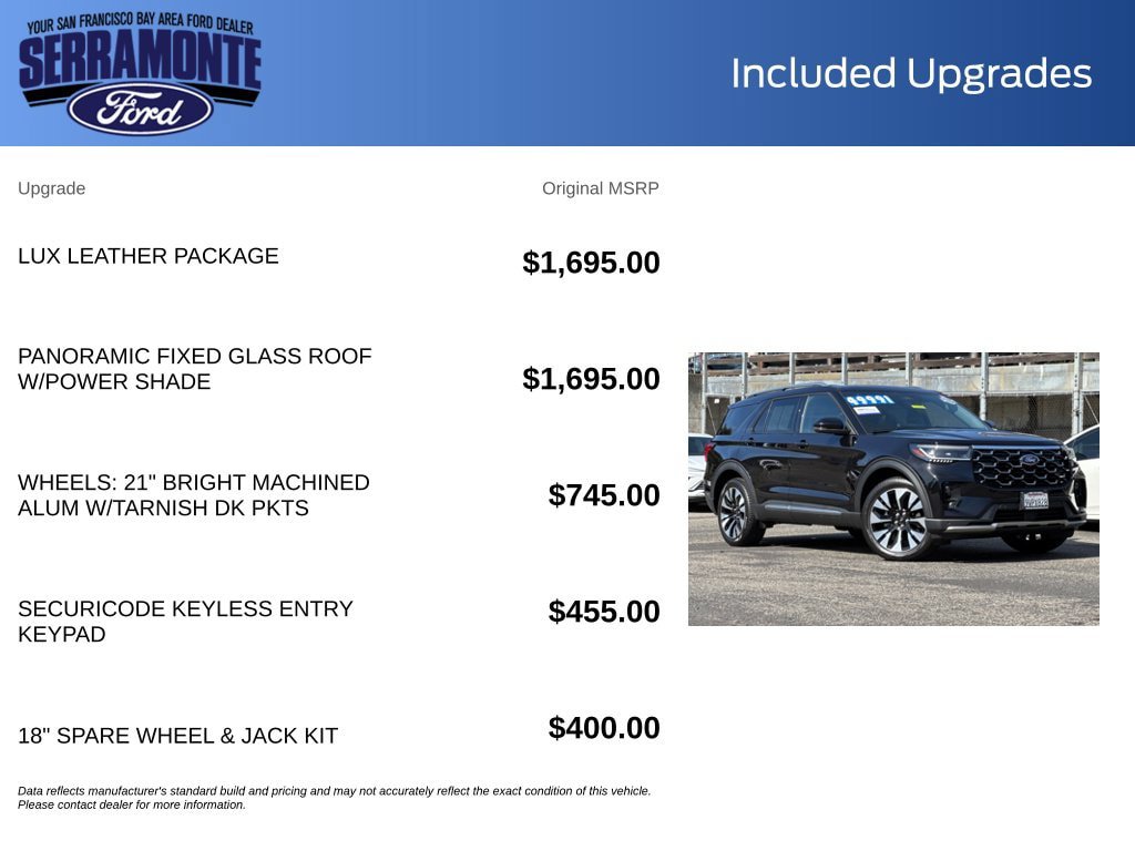 Certified 2026 Ford Explorer Platinum w/ LUX Leather Package AWD/4WD image 27