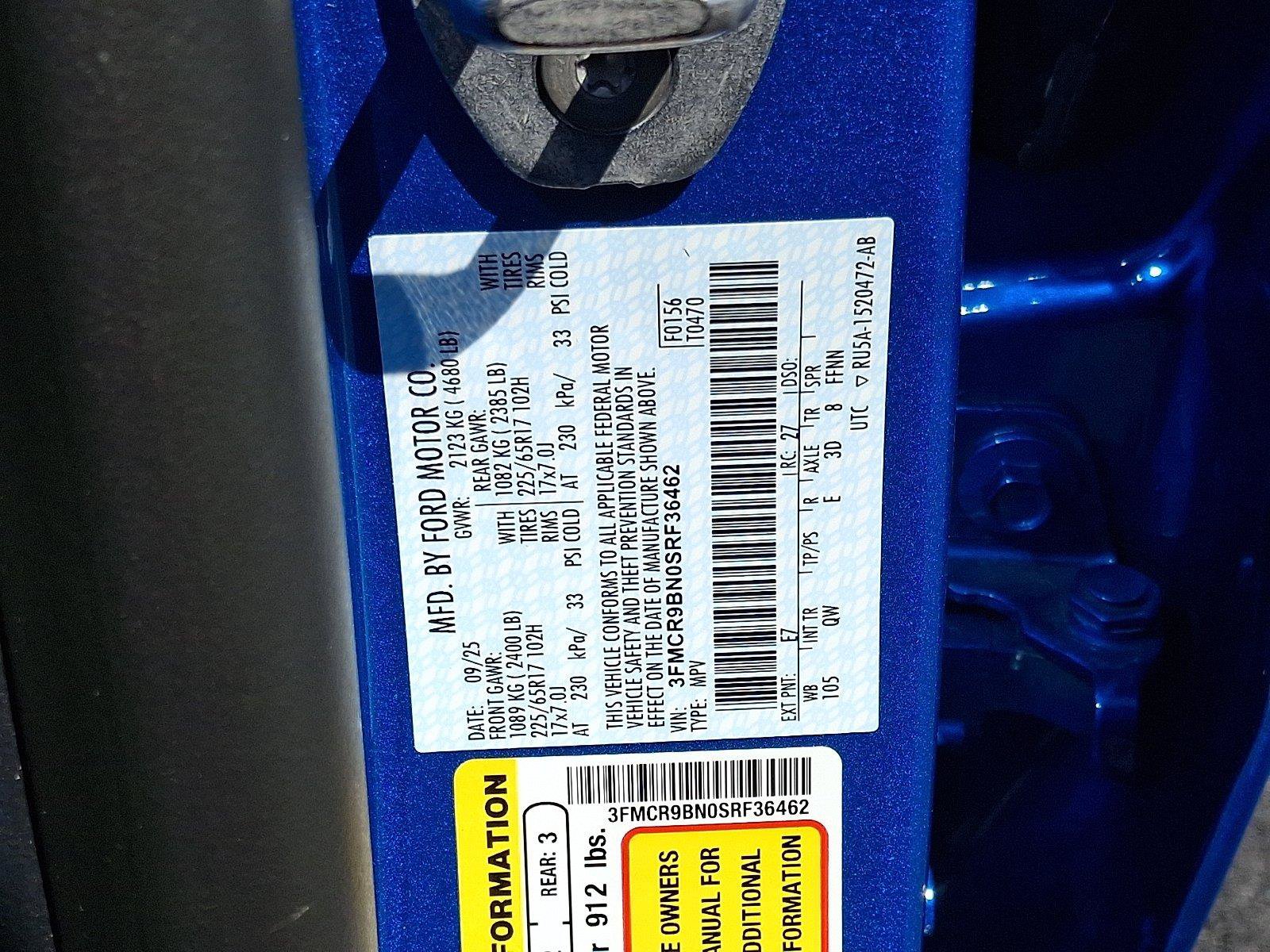 Certified 2025 Ford Bronco Sport Big Bend AWD/4WD image 25
