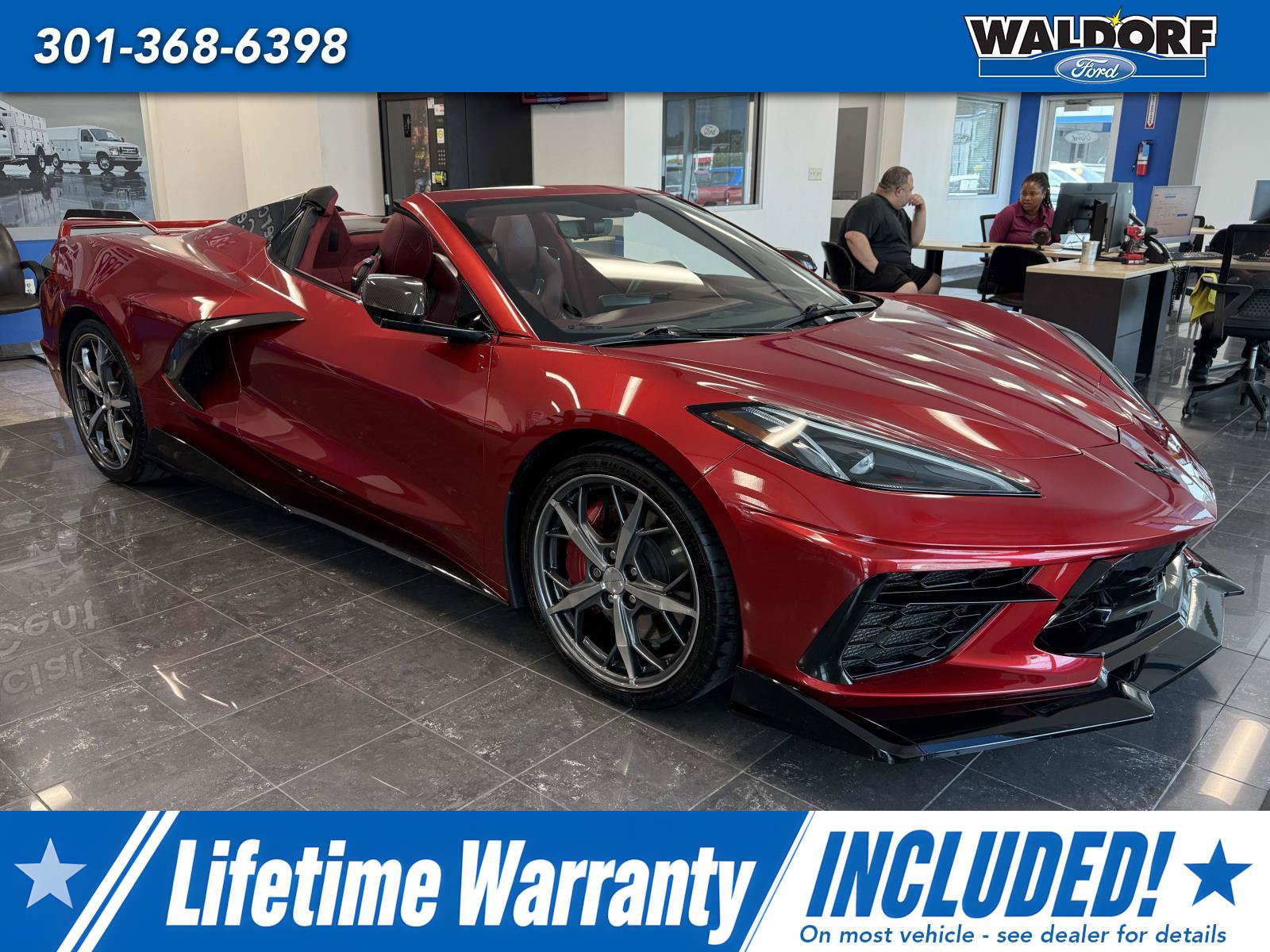 Used 2021 Chevrolet Corvette Stingray Premium Conv w/ Z51 Performance Package RWD image 1