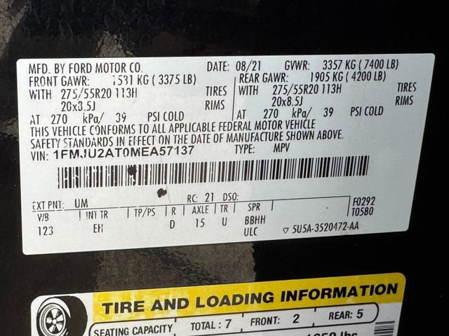 Certified 2021 Ford Expedition Limited AWD/4WD image 33