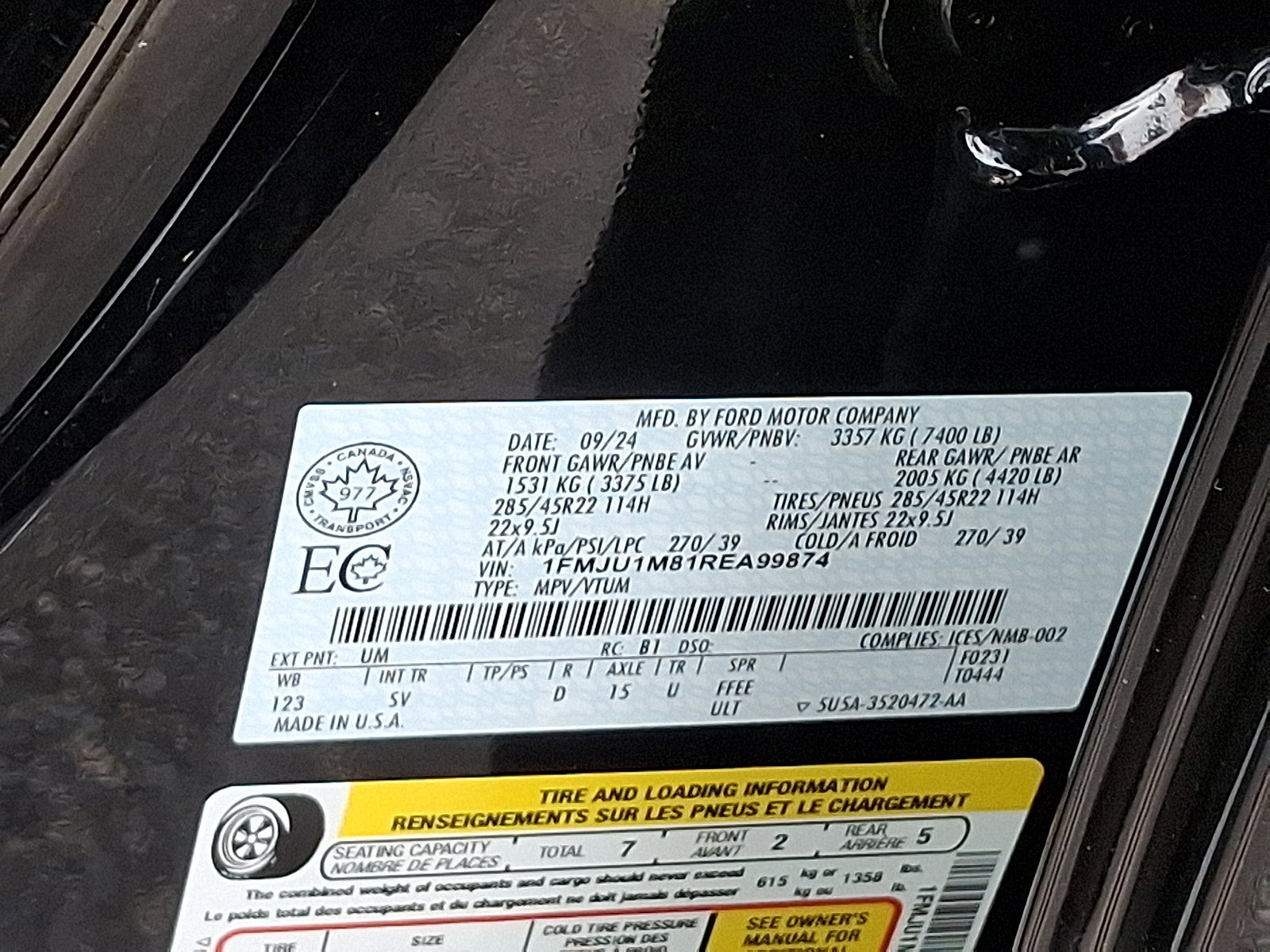 Certified 2024 Ford Expedition Platinum image 27