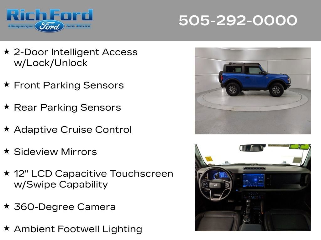 Certified 2022 Ford Bronco Badlands image 33