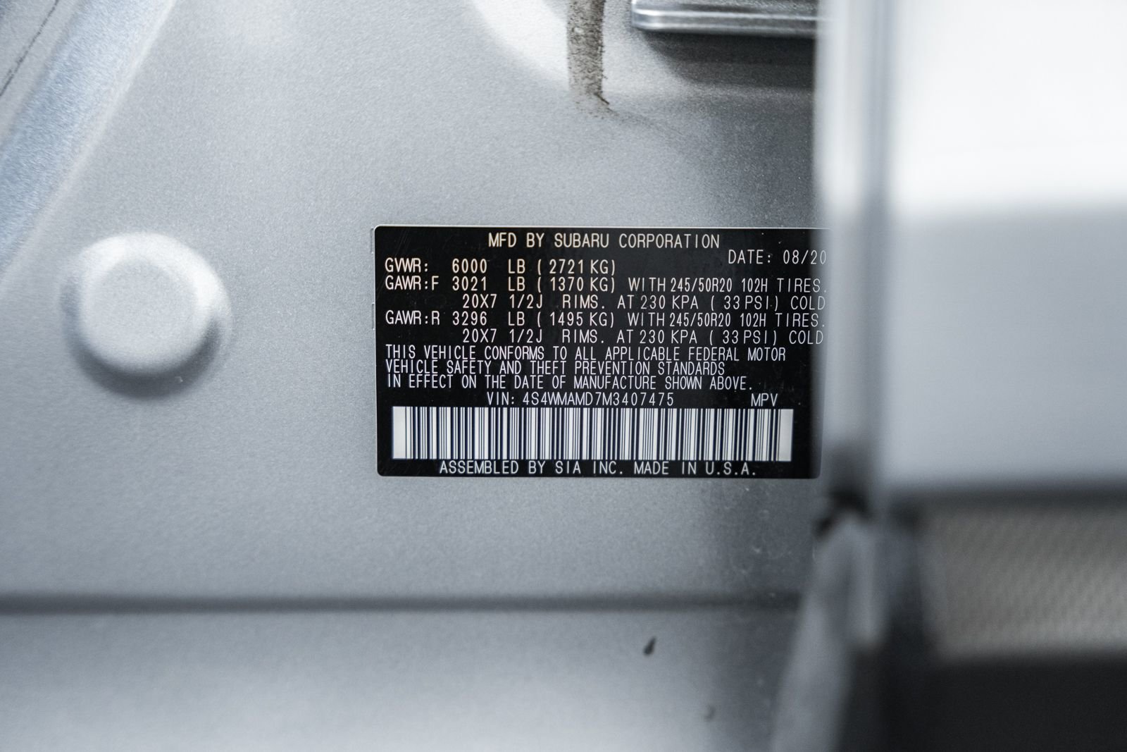 Used 2021 Subaru Ascent Limited AWD/4WD image 48