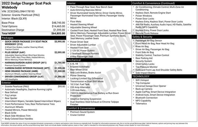 Used 2022 Dodge Charger Scat Pack image 2