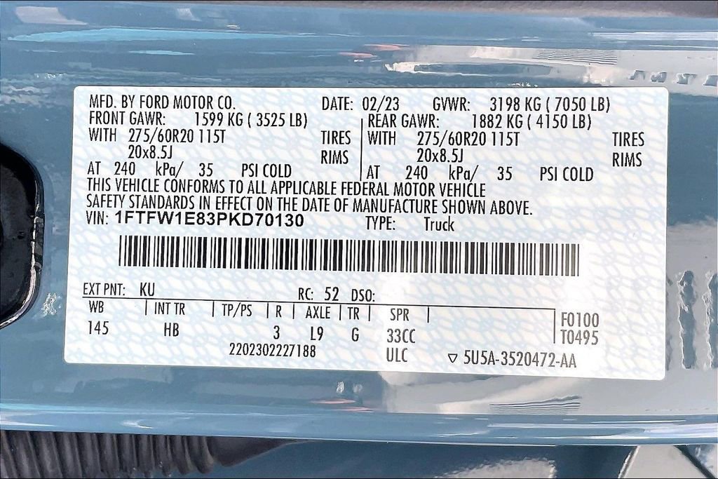 Certified 2023 Ford F150 Lariat w/ Max Trailer Tow Package AWD/4WD image 30