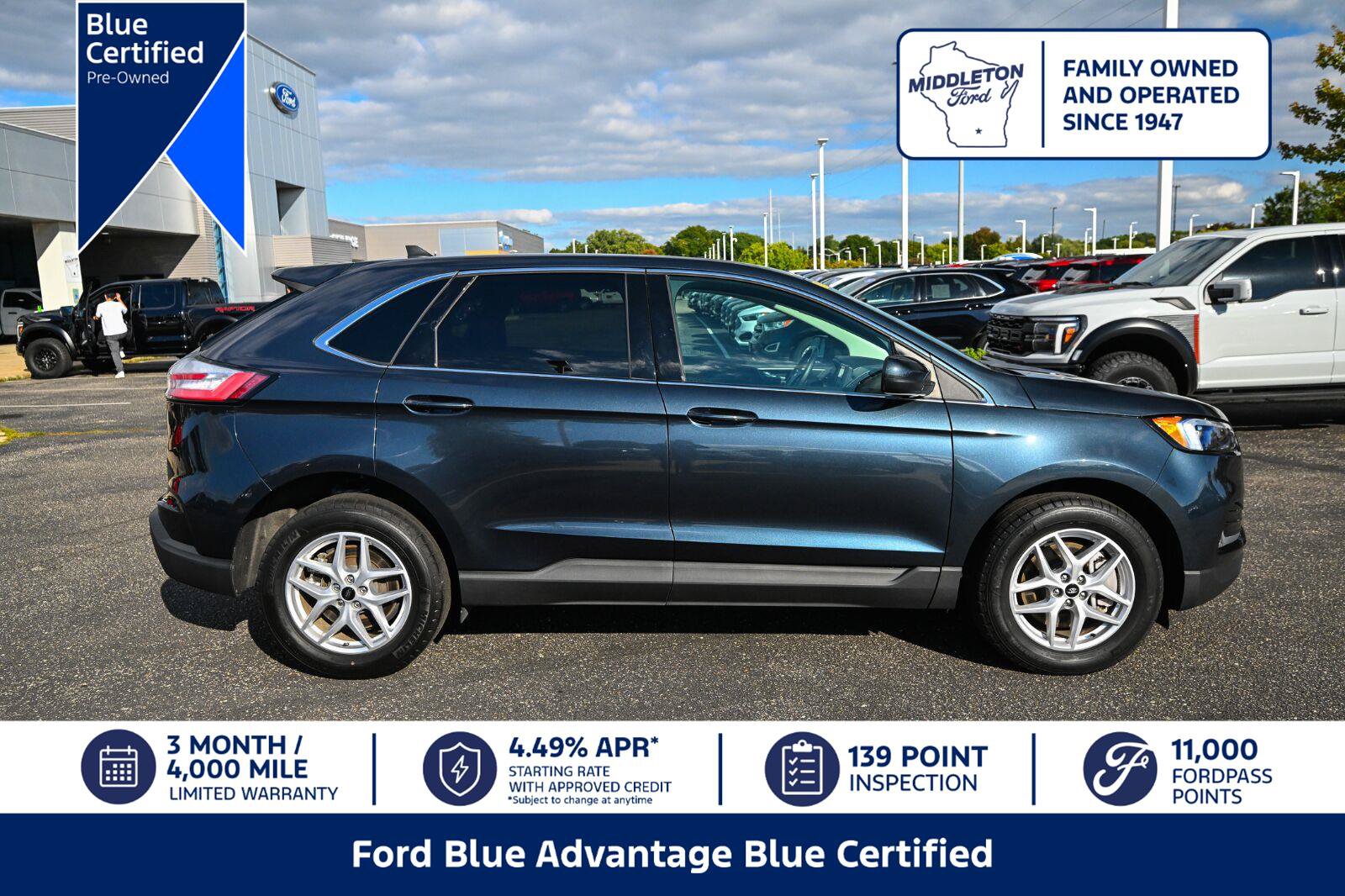 Certified 2024 Ford Edge SEL w/ Convenience Package AWD/4WD image 1