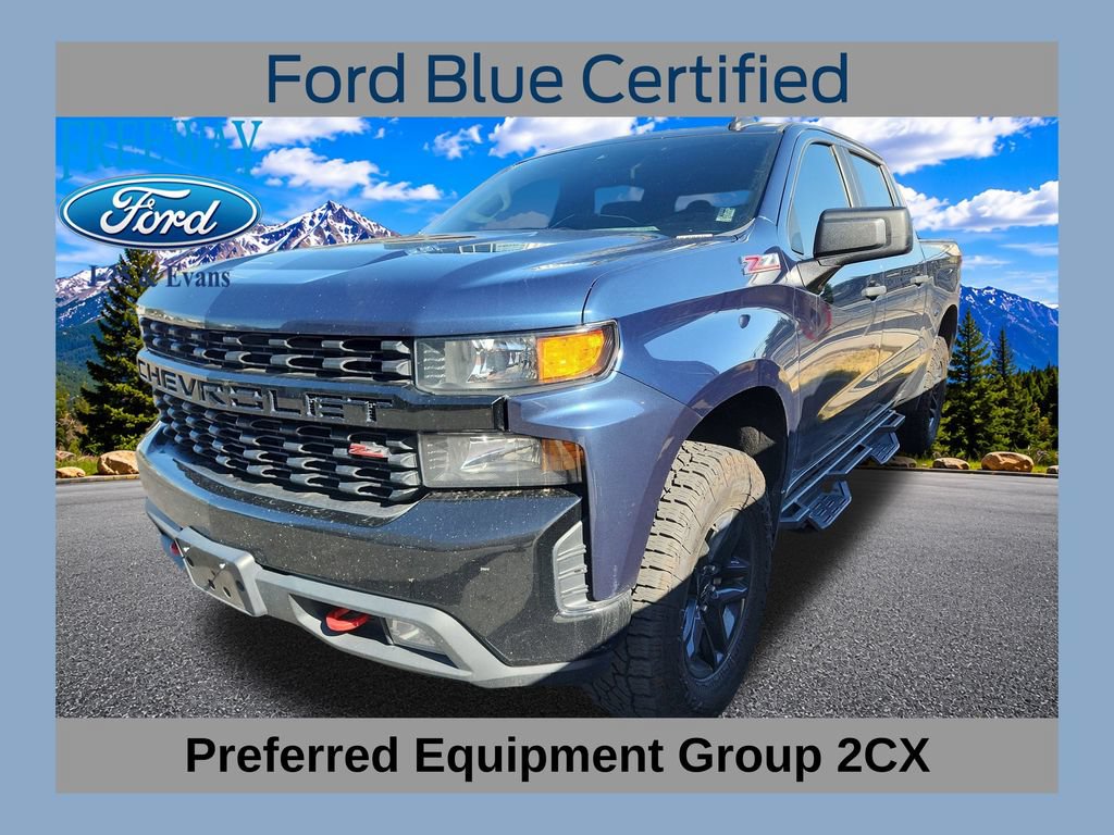 Used 2022 Chevrolet Silverado 1500 Custom Trail Boss w/ Safety Confidence Package AWD/4WD image 1