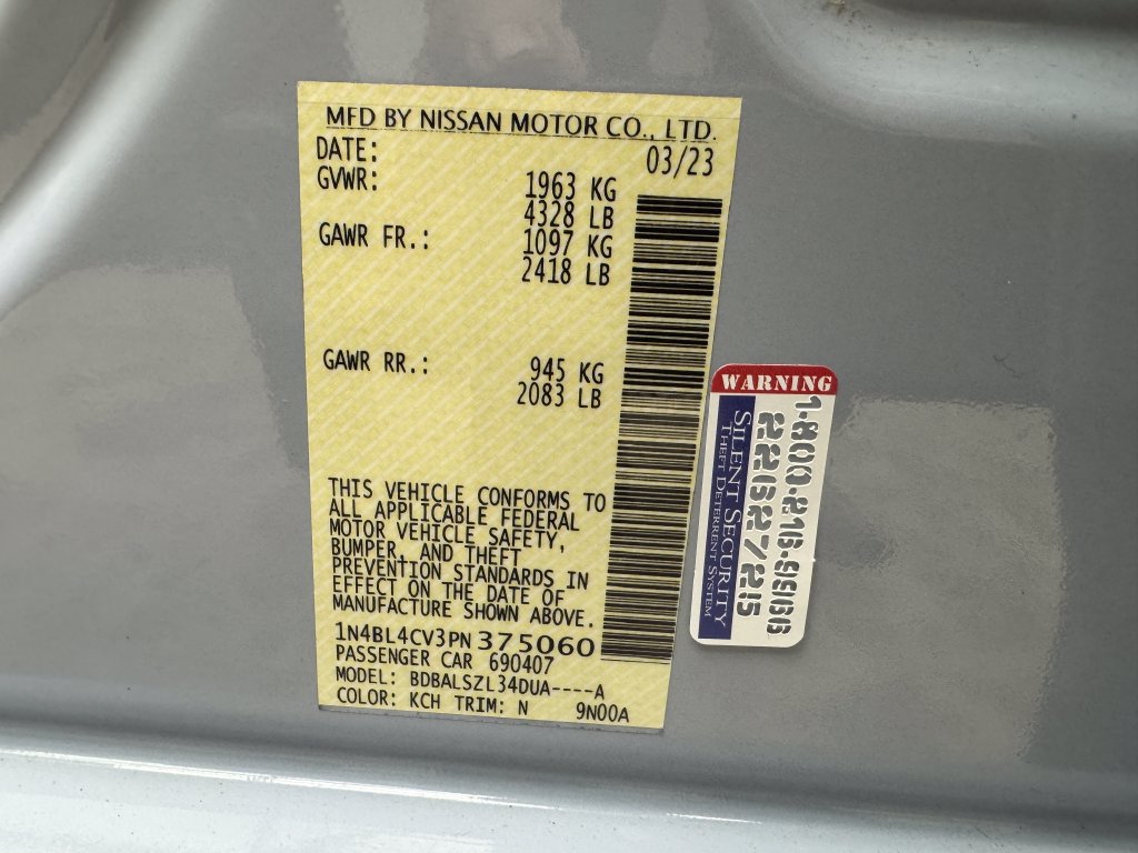 Used 2023 Nissan Altima 2.5 SR FWD image 31