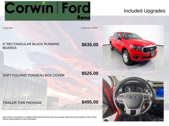Certified 2021 Ford Ranger XLT w/ Trailer Tow Package AWD/4WD image 3