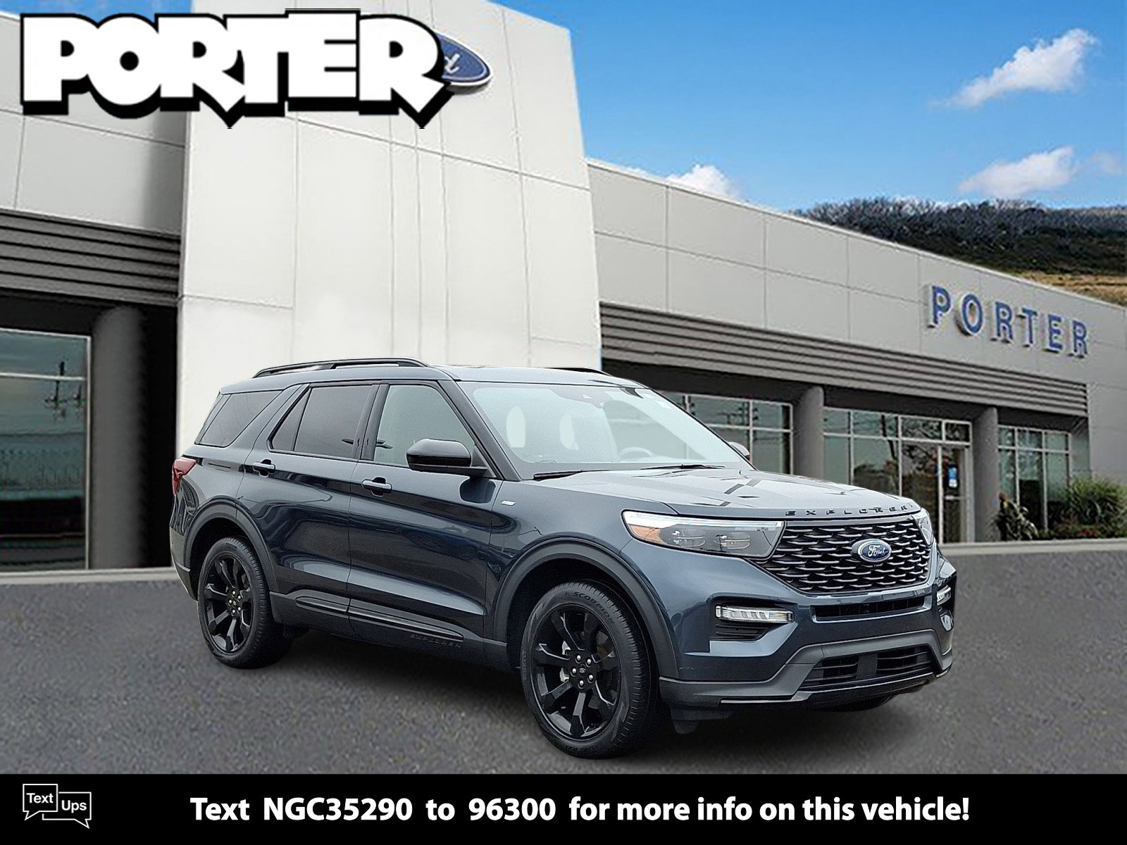 Certified 2022 Ford Explorer ST-Line w/ Class IV Trailer Tow Package image 1