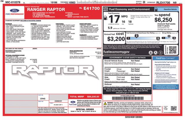 Certified 2024 Ford Ranger Raptor image 2