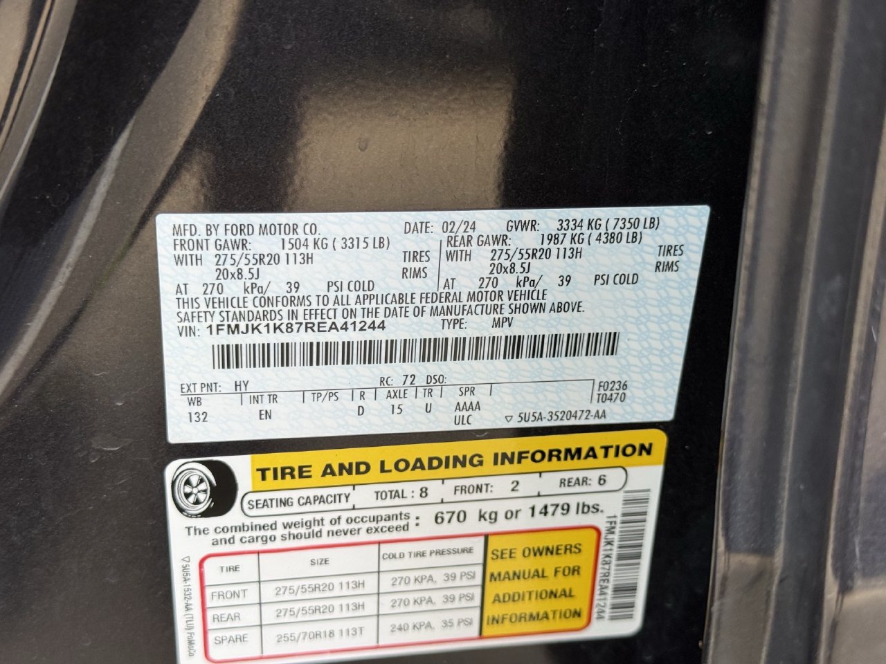 Certified 2024 Ford Expedition Max Limited RWD image 39