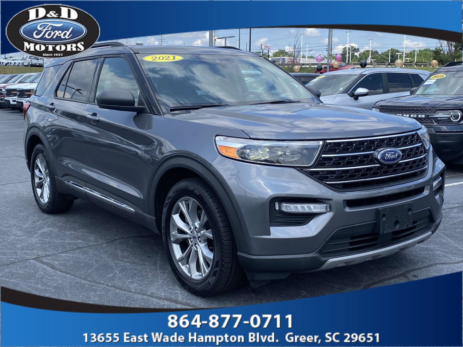 Certified 2021 Ford Explorer XLT w/ Equipment Group 202A