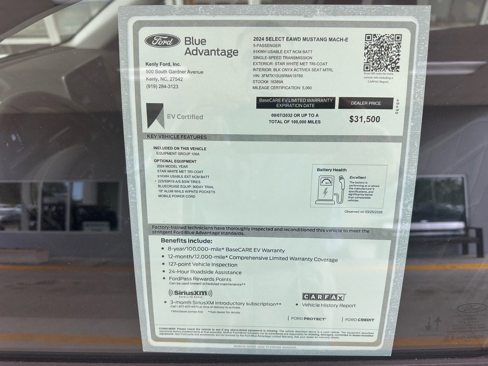 Certified 2024 Ford Mustang Mach-E Select image 9