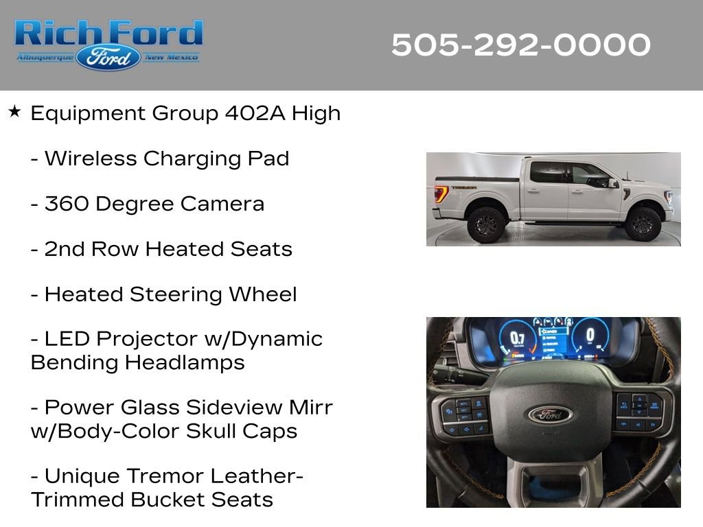 Certified 2023 Ford F150 Tremor w/ Equipment Group 402A High AWD/4WD image 22