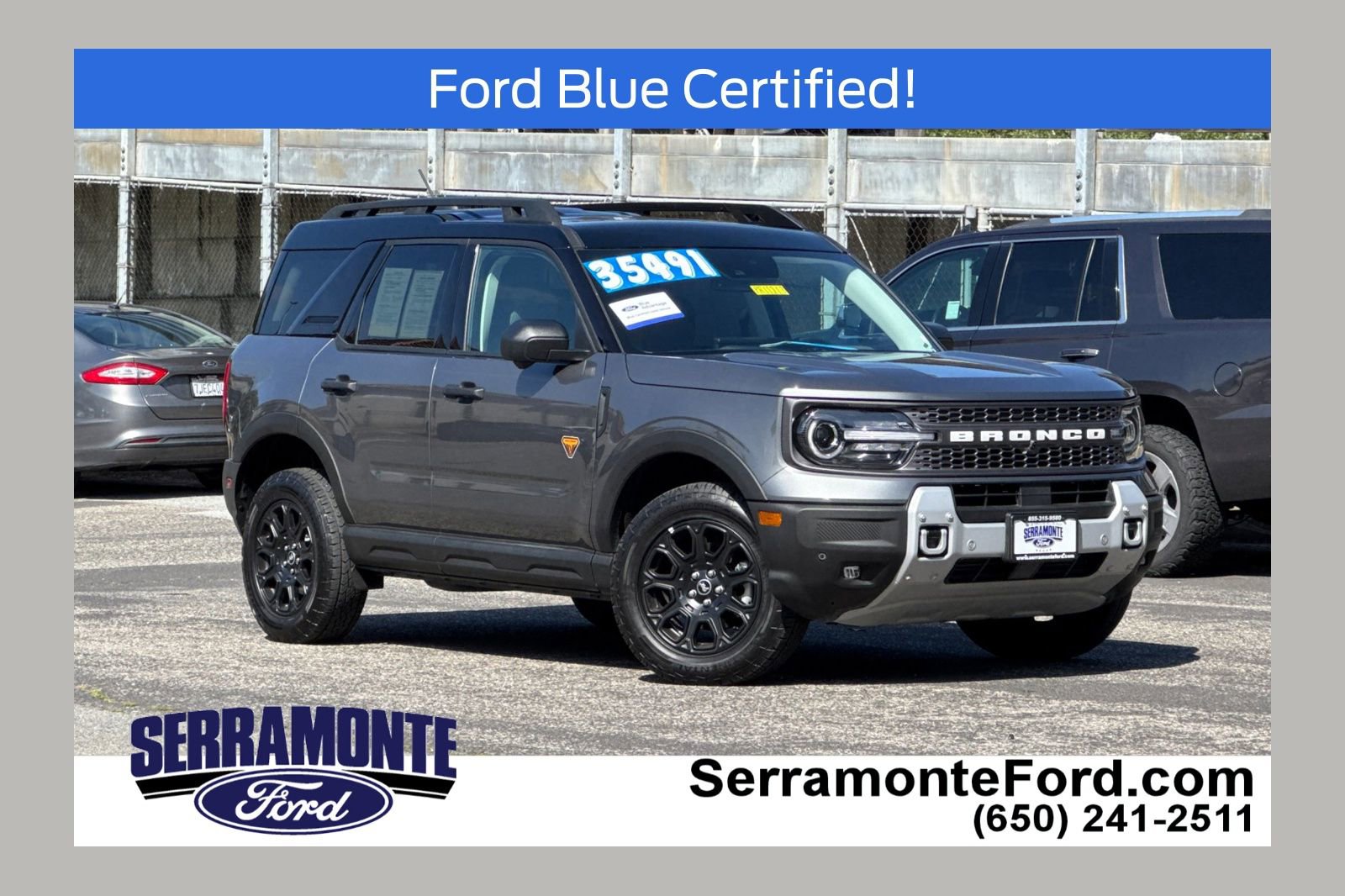 Certified 2025 Ford Bronco Sport Badlands AWD/4WD image 1
