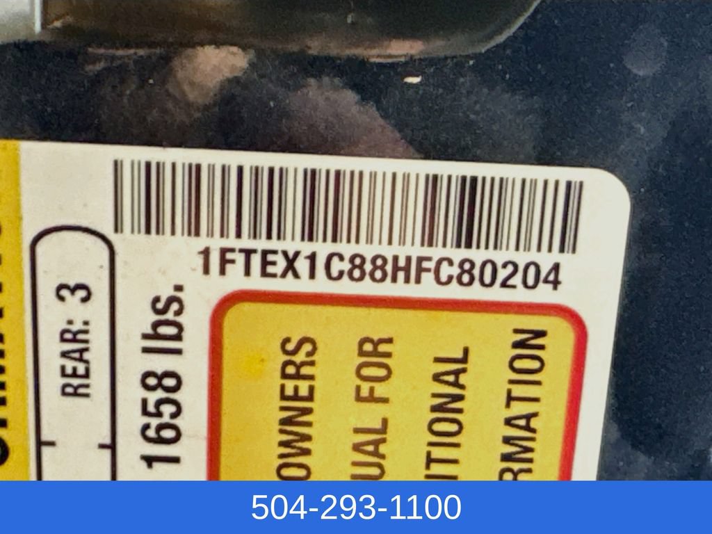 Certified 2017 Ford F150 XL w/ Equipment Group 101A Mid RWD image 30