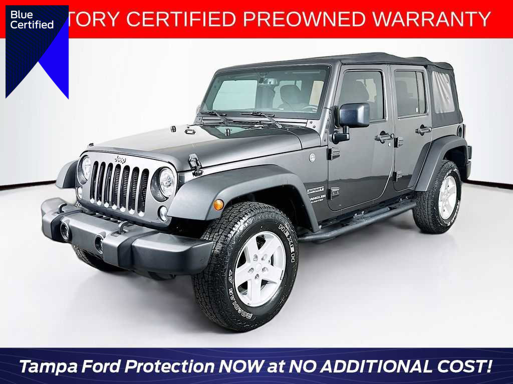 Used 2017 Jeep Wrangler Unlimited Sport w/ Quick Order Package 24S