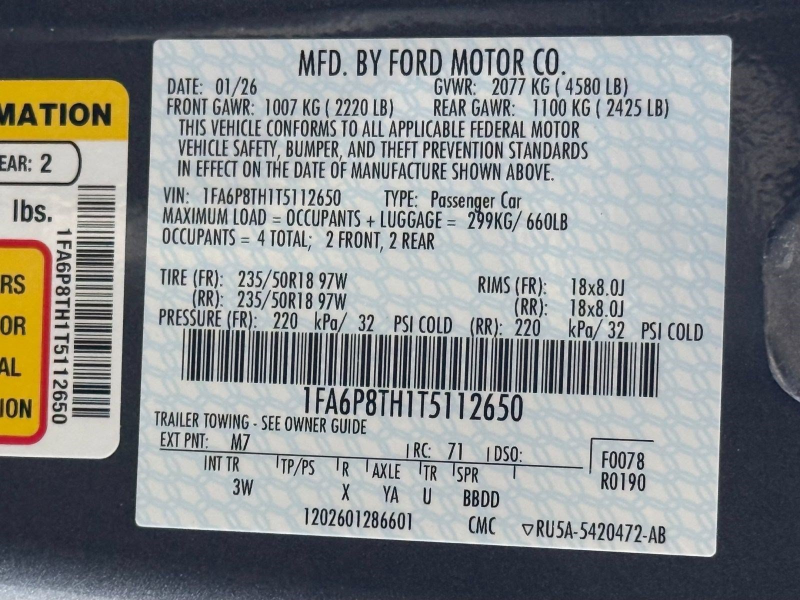 Certified 2026 Ford Mustang Premium RWD image 23