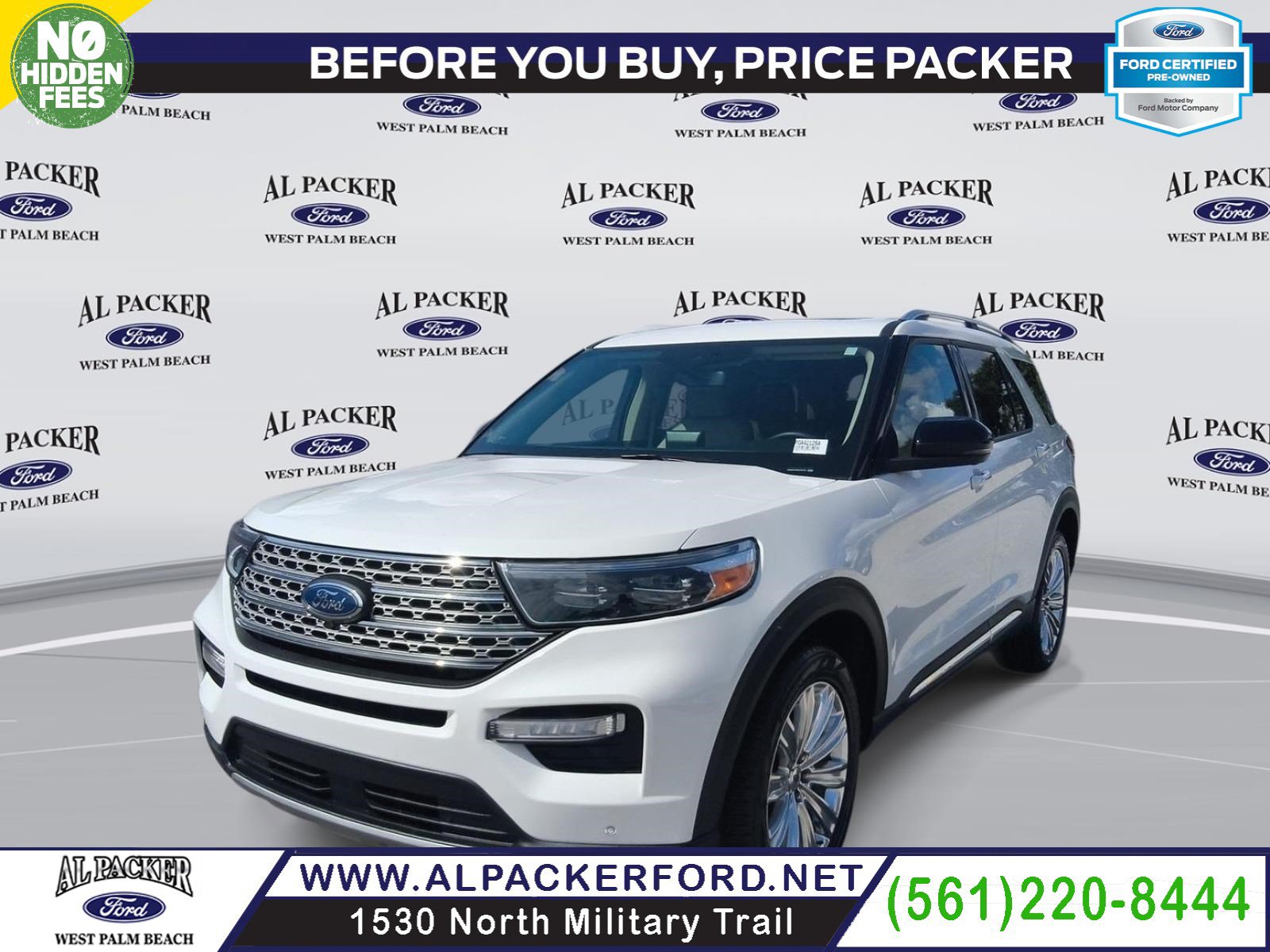 Certified 2023 Ford Explorer Limited w/ Limited Technology Package RWD image 1