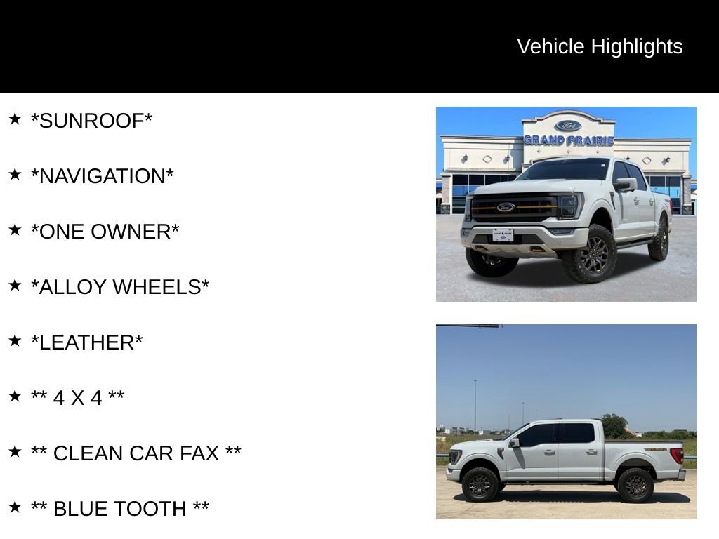 Certified 2023 Ford F150 Tremor w/ Equipment Group 402A High AWD/4WD image 4