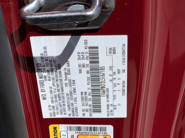 Certified 2020 Ford Mustang GT Premium w/ Equipment Group 401A RWD image 37