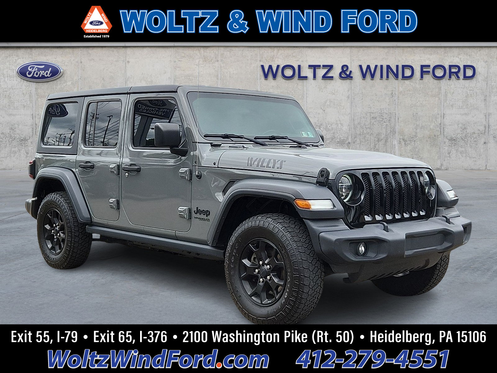 Used 2020 Jeep Wrangler Unlimited Sport AWD/4WD image 1