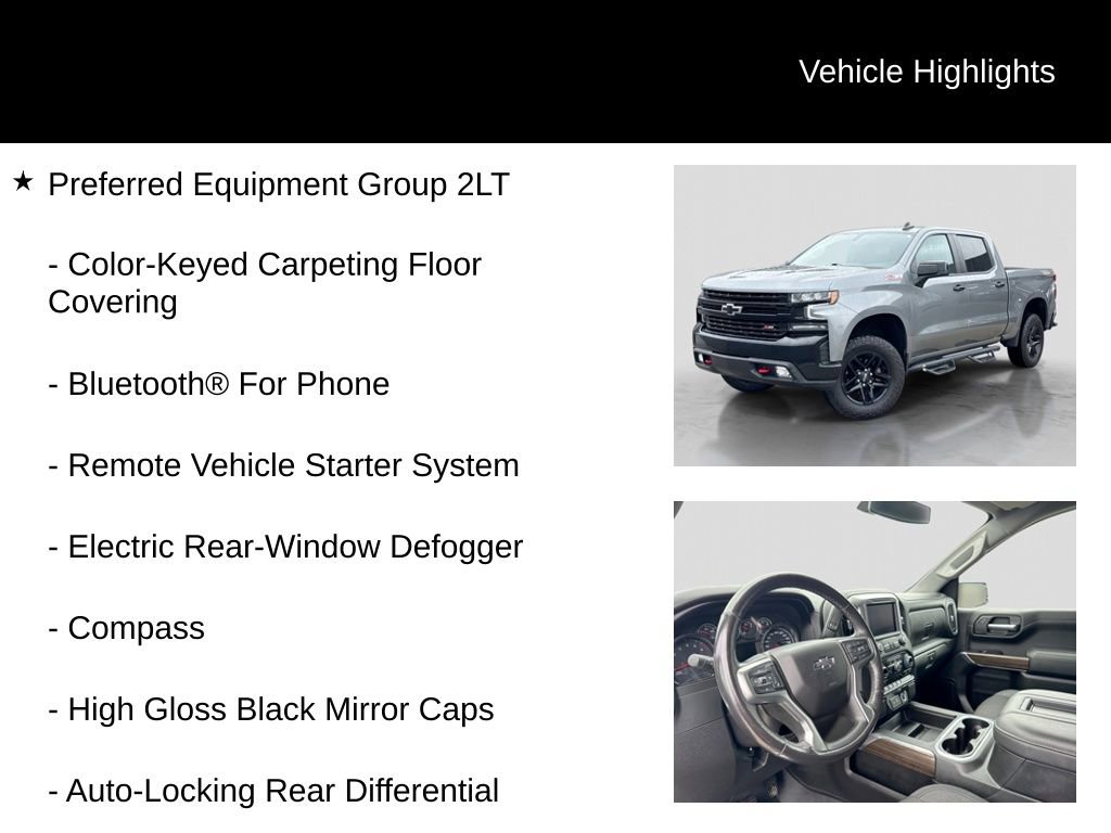 Used 2022 Chevrolet Silverado 1500 LT Trail Boss w/ Bed Protection Package AWD/4WD image 11
