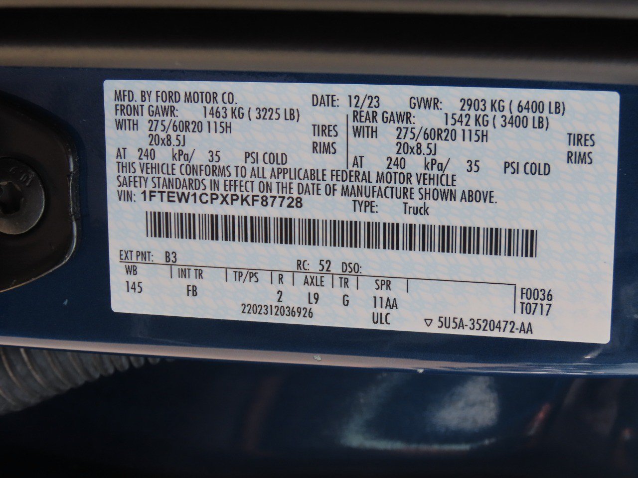 Certified 2023 Ford F150 XLT w/ Equipment Group 302A High RWD image 33