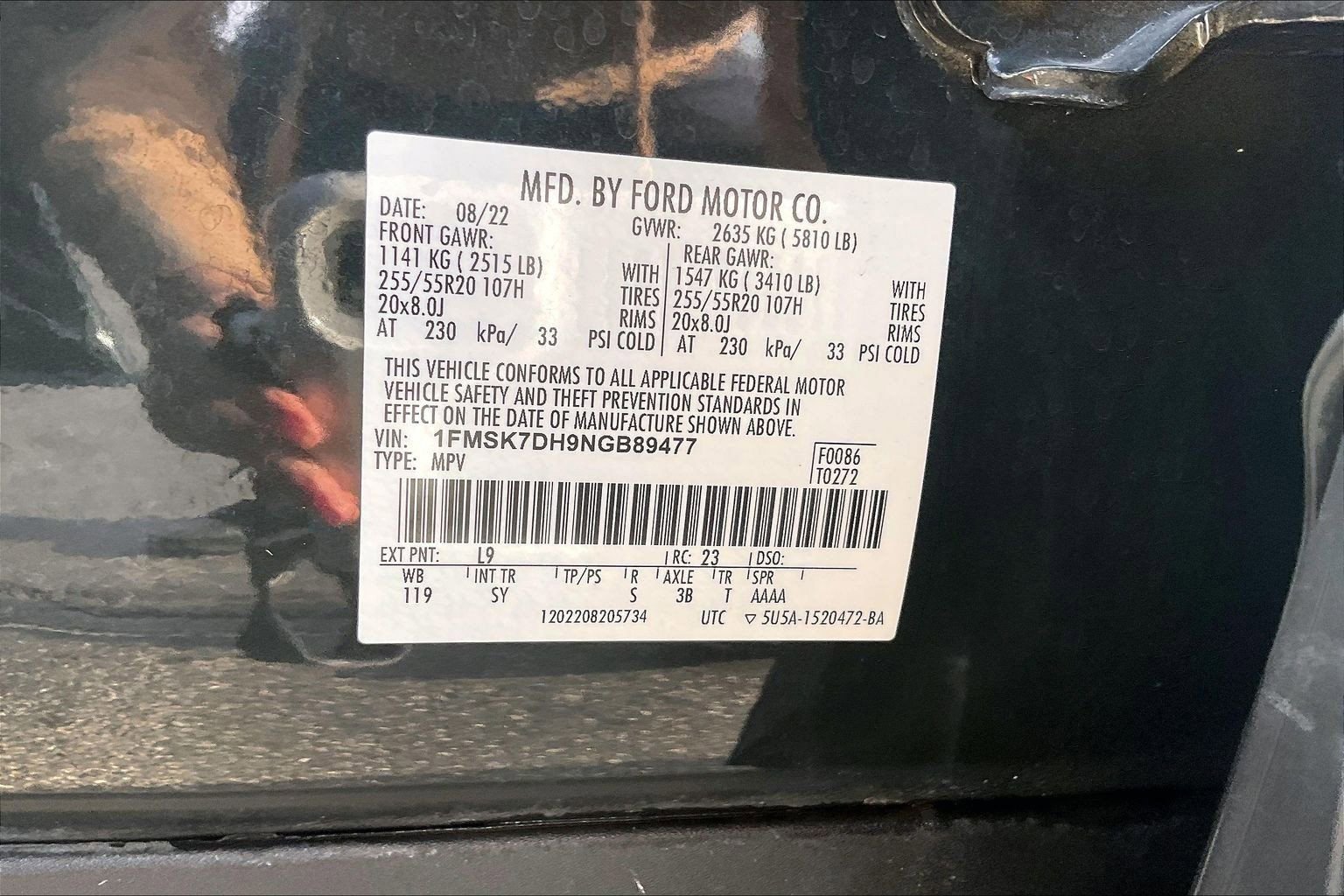 Certified 2022 Ford Explorer XLT w/ Equipment Group 202A image 27