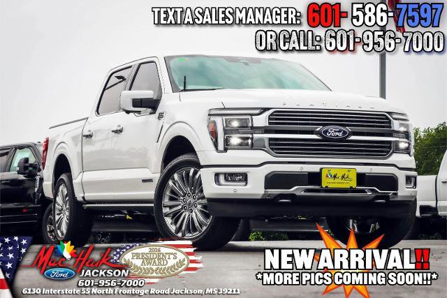 Certified 2024 Ford F150 Platinum w/ Equipment Group 703A Plus