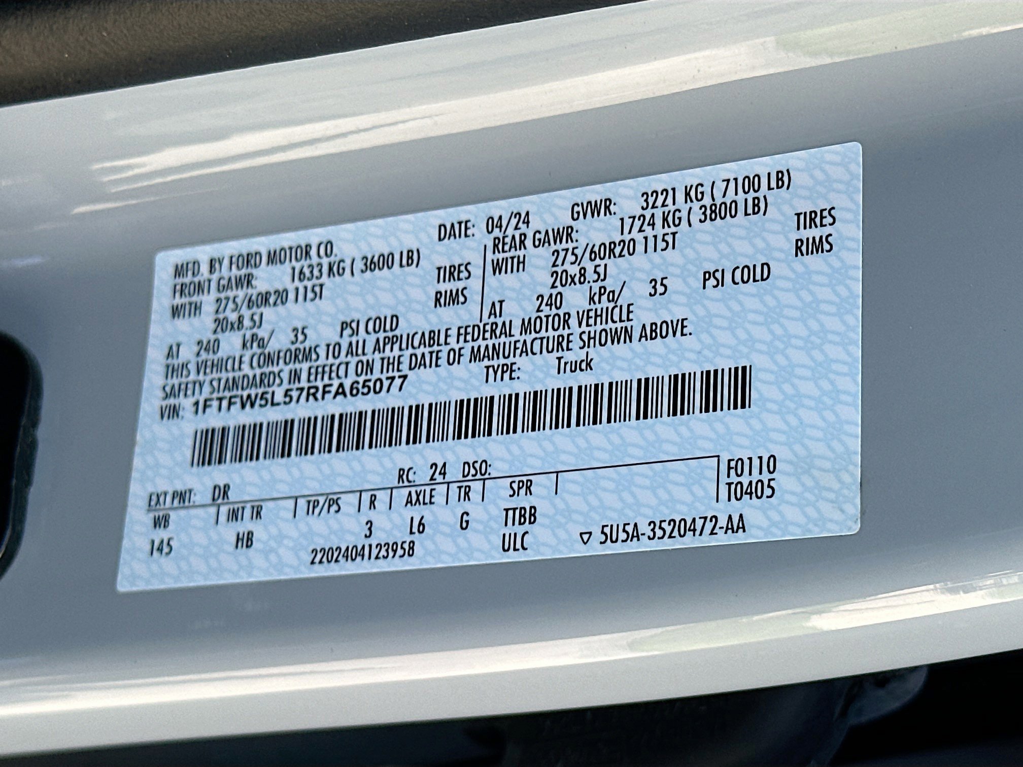 Certified 2024 Ford F150 Lariat w/ Bed Utility Package image 32