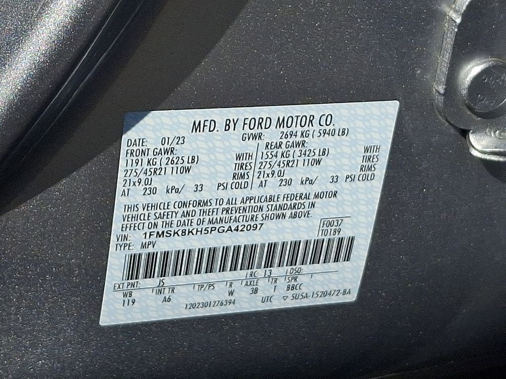 Certified 2023 Ford Explorer ST-Line AWD/4WD image 28