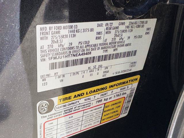 Certified 2022 Ford Expedition XLT RWD image 32