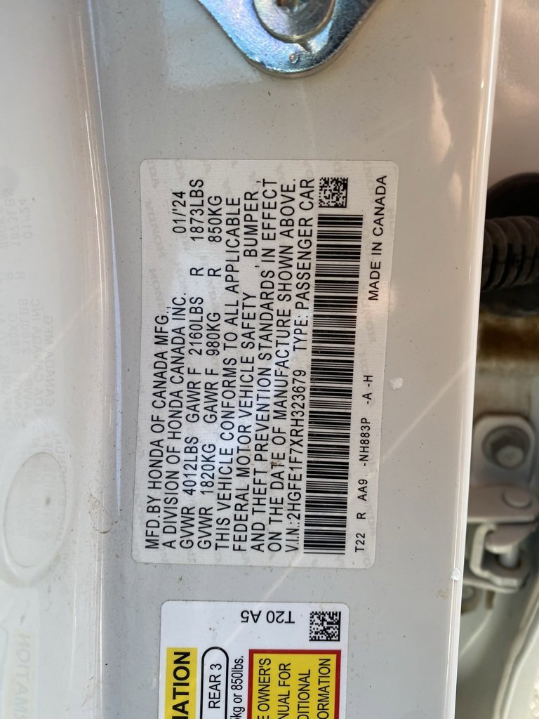 Used 2024 Honda Civic EX image 16