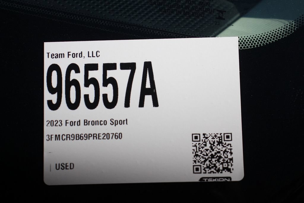 Certified 2023 Ford Bronco Sport Big Bend w/ Convenience Package AWD/4WD image 28