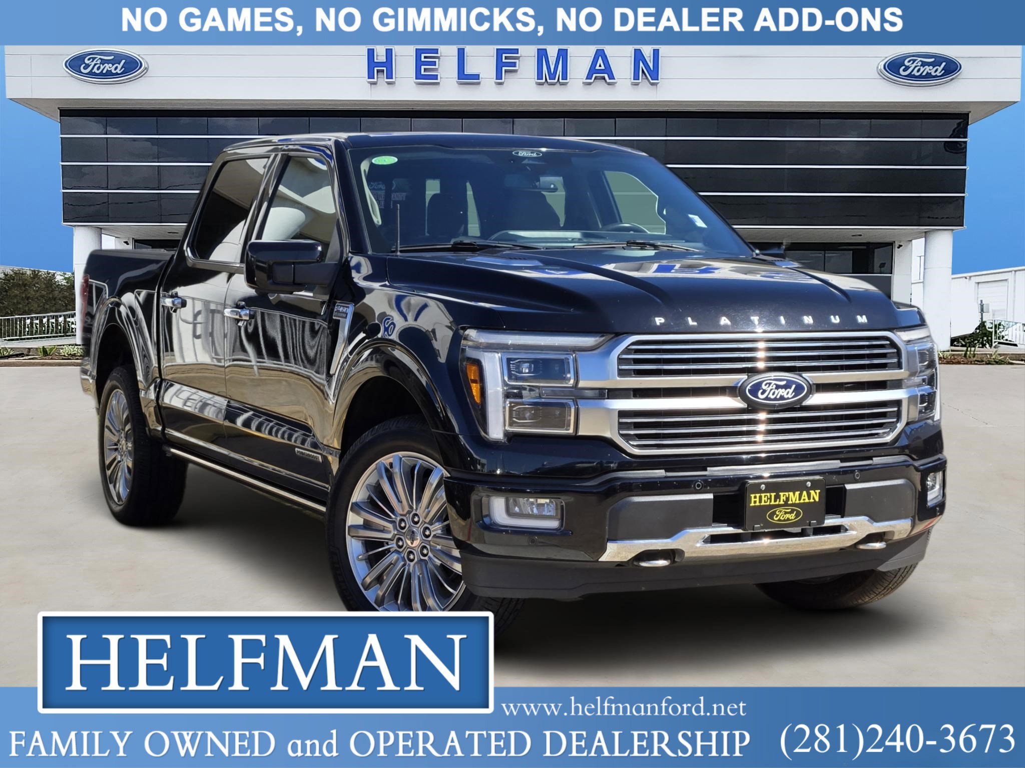 Certified 2024 Ford F150 Platinum w/ Equipment Group 703A Plus