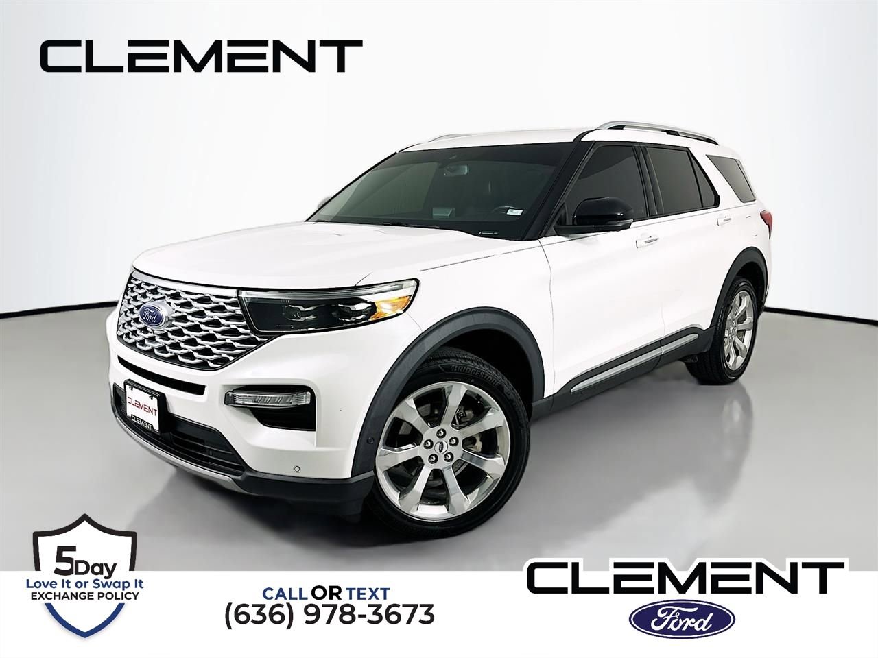 Certified 2020 Ford Explorer Platinum w/ Premium Technology Package image 1