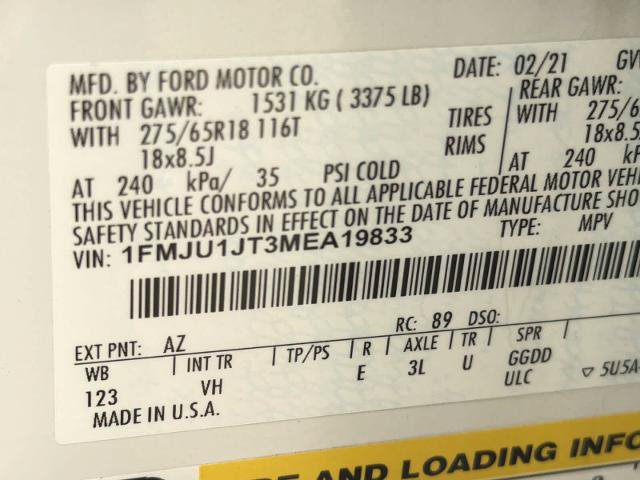 Certified 2021 Ford Expedition XLT AWD/4WD image 35
