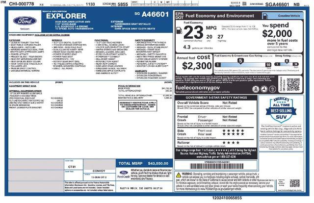 Certified 2025 Ford Explorer Active AWD/4WD image 8