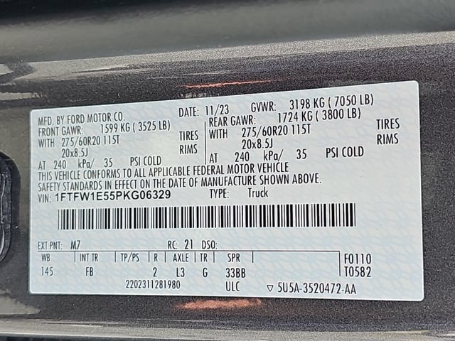 Certified 2023 Ford F150 XLT w/ Equipment Group 302A High AWD/4WD image 38