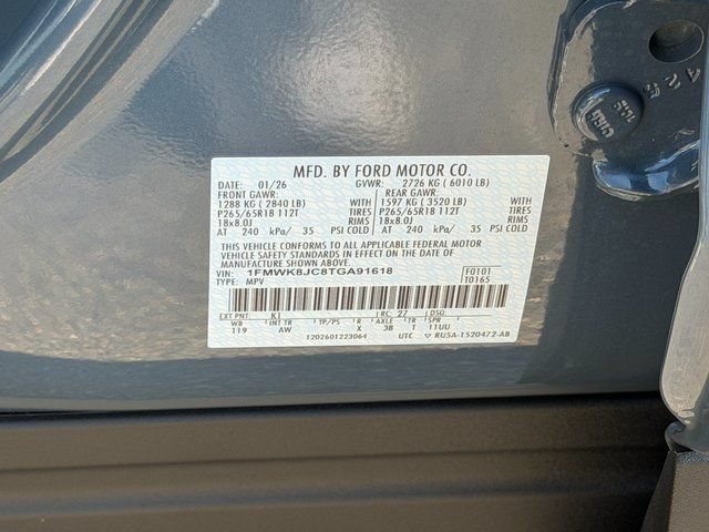 Certified 2026 Ford Explorer Tremor w/ Tremor Ultimate Package AWD/4WD image 27