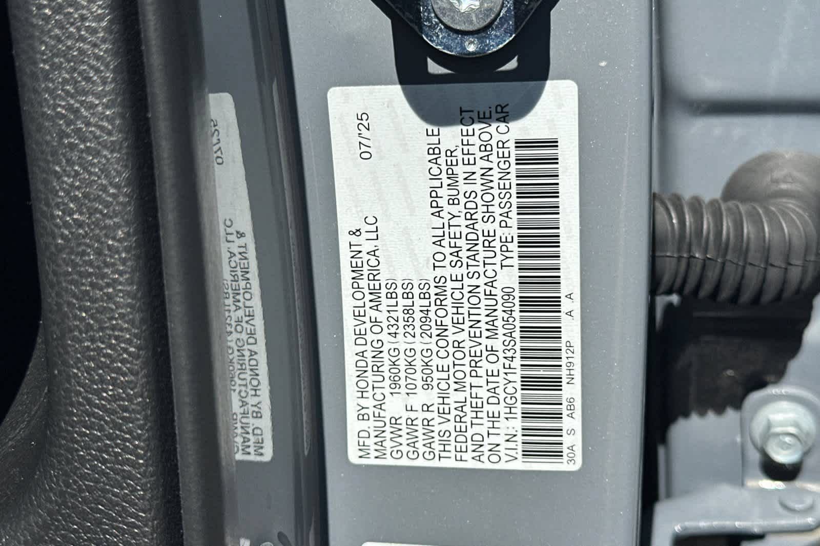 Used 2025 Honda Accord SE image 27