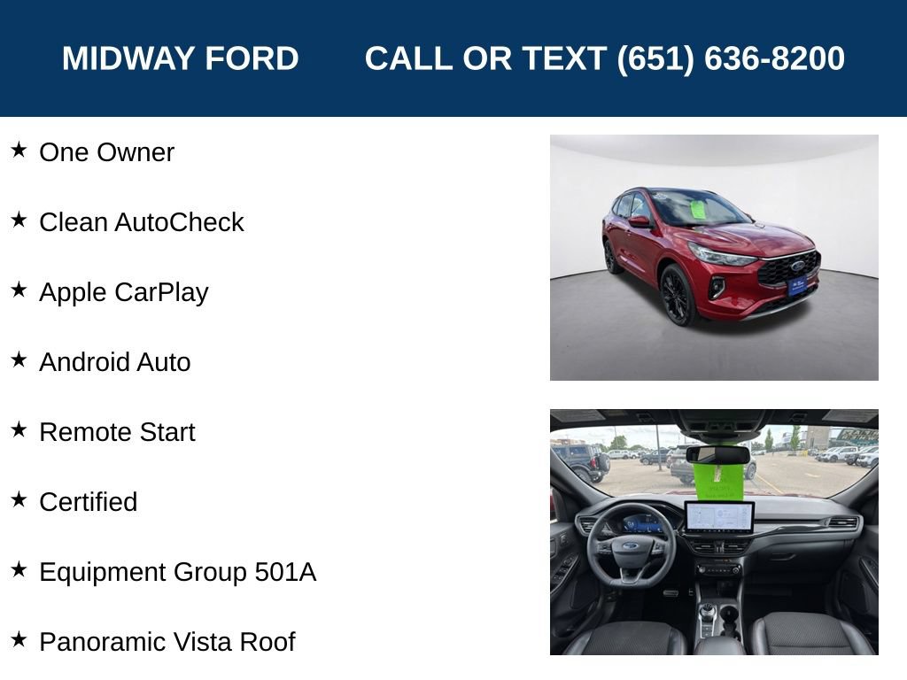 Certified 2023 Ford Escape ST-Line Elite AWD/4WD image 7