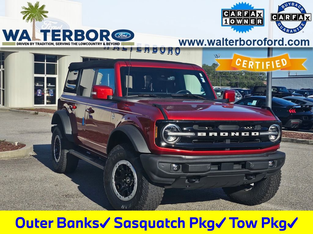 Certified 2022 Ford Bronco Outer Banks w/ Sasquatch Package