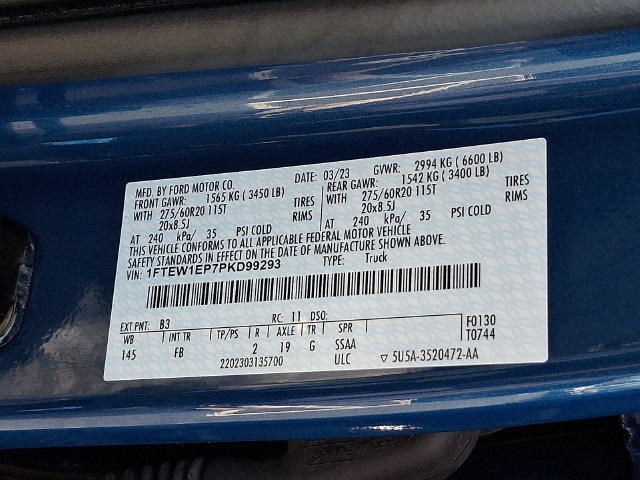 Certified 2023 Ford F150 XLT w/ Equipment Group 302A High AWD/4WD image 29