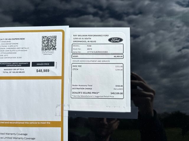 Certified 2024 Ford F150 XLT AWD/4WD image 3