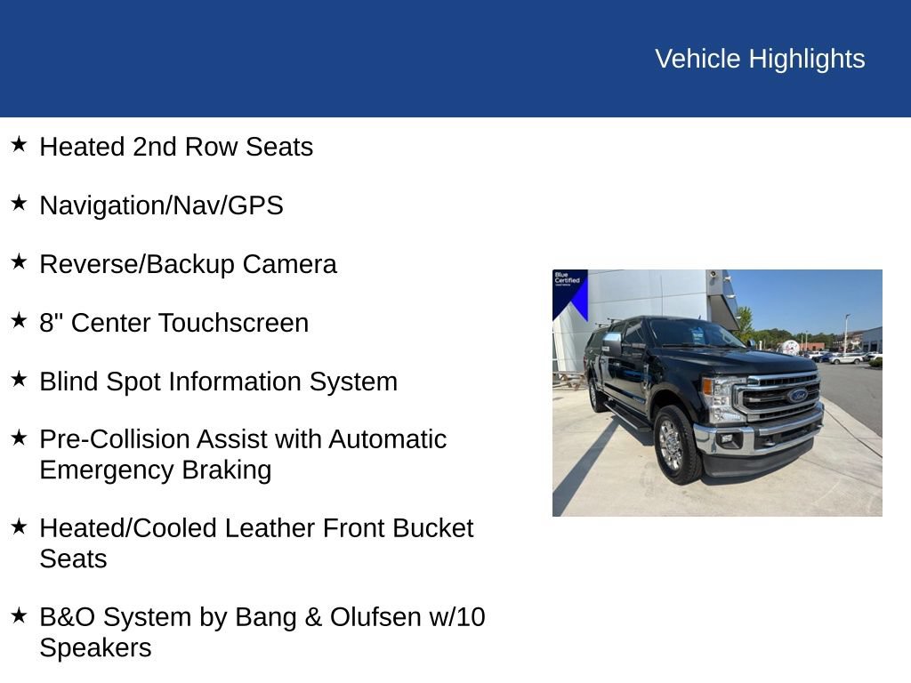 Certified 2021 Ford F250 Lariat w/ Lariat Ultimate Package AWD/4WD image 33