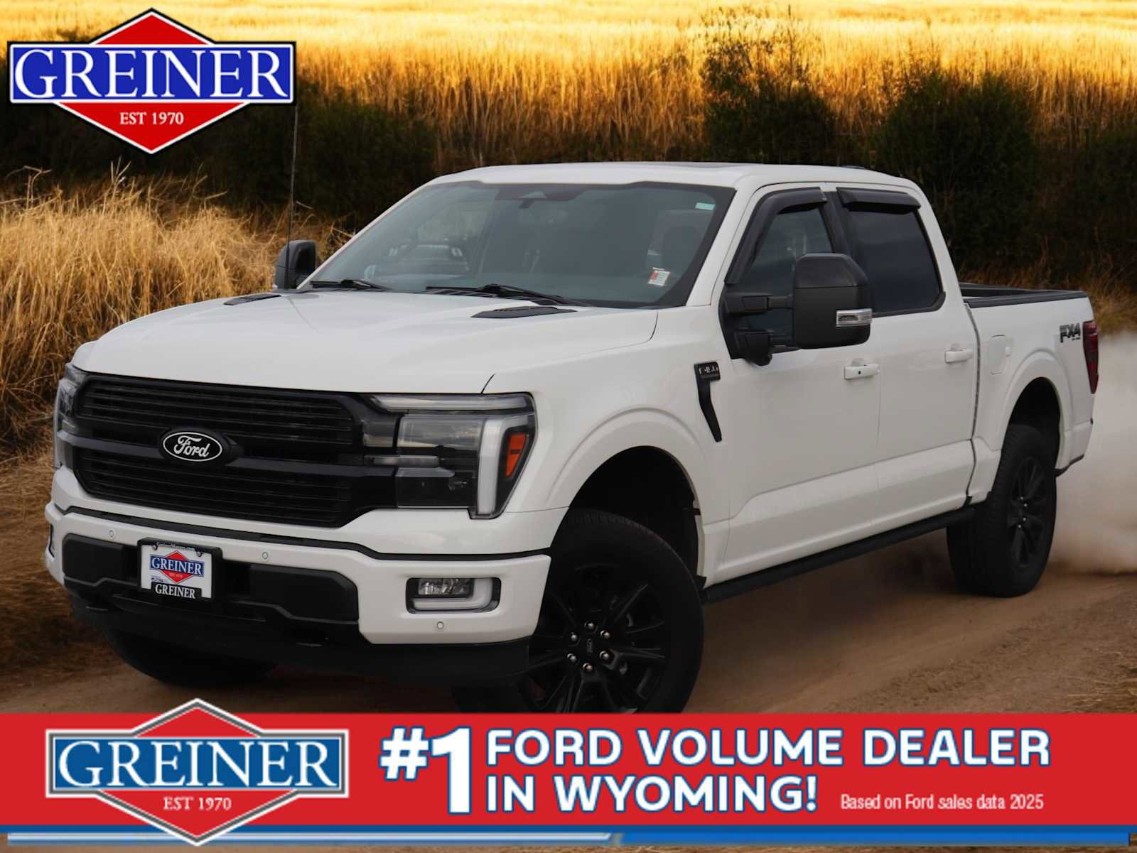 Certified 2025 Ford F150 Platinum w/ Equipment Group 702A High