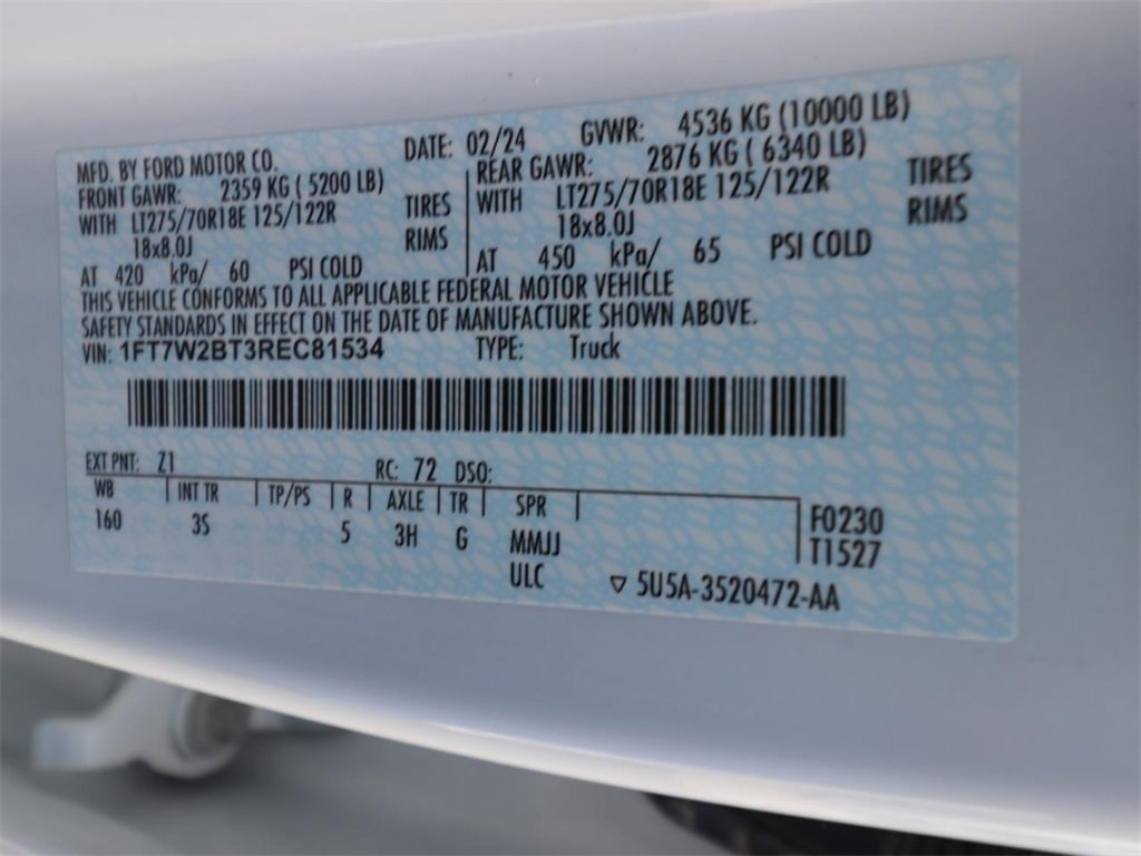 Certified 2024 Ford F250 XLT w/ FX4 Off-Road Package image 21